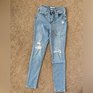 Levi’s high rise skinny jeans